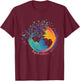 Colorful Yoga Zen Expect Nothing Appreciate Everything T-Shirt - T-Shirt | Maroon