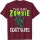 This Is My Zombie Costume - Halloween Costume Zombie Hand T-Shirt - T-Shirt | Maroon