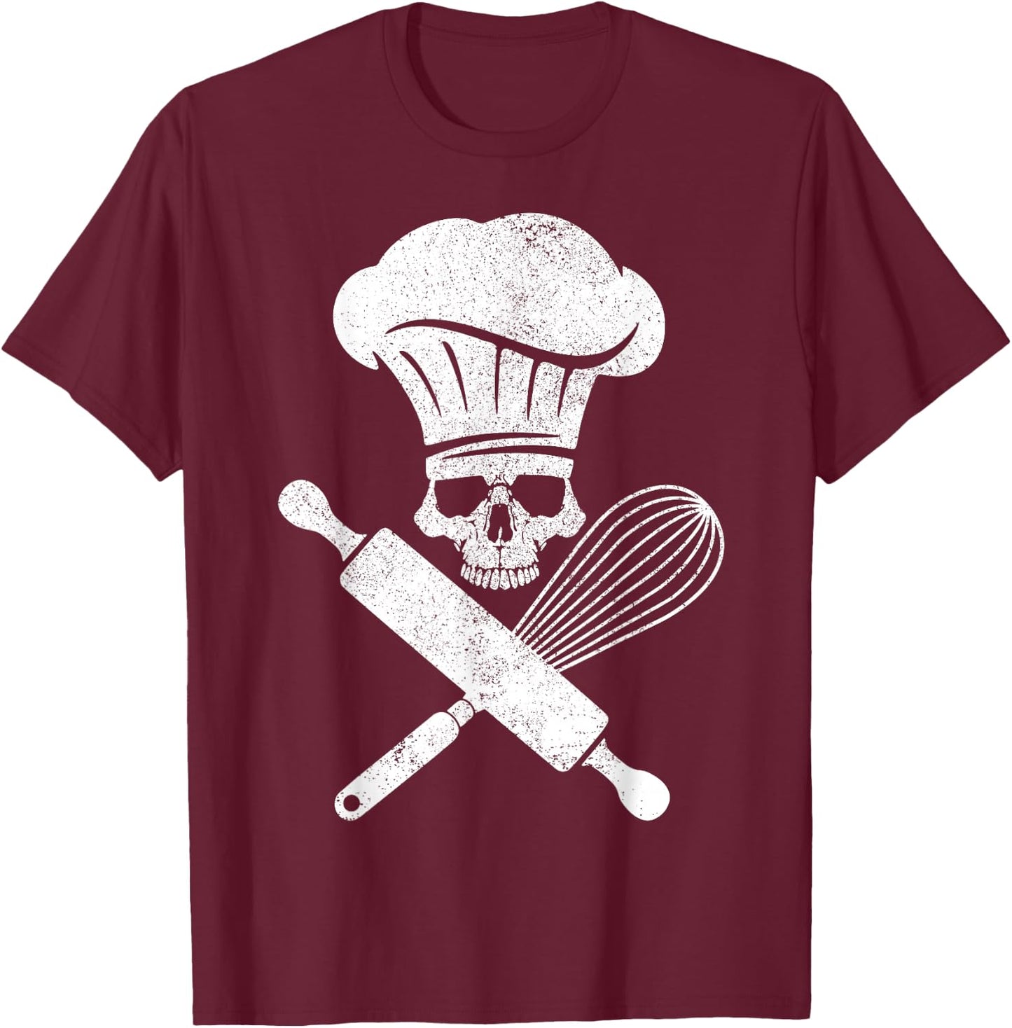Baking Pastry Chef Cooking Baker T-Shirt - T-Shirt | Maroon