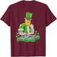DJ Disc Jockey St. Patrick’s Day Party Djane T-Shirt - T-Shirt | Maroon