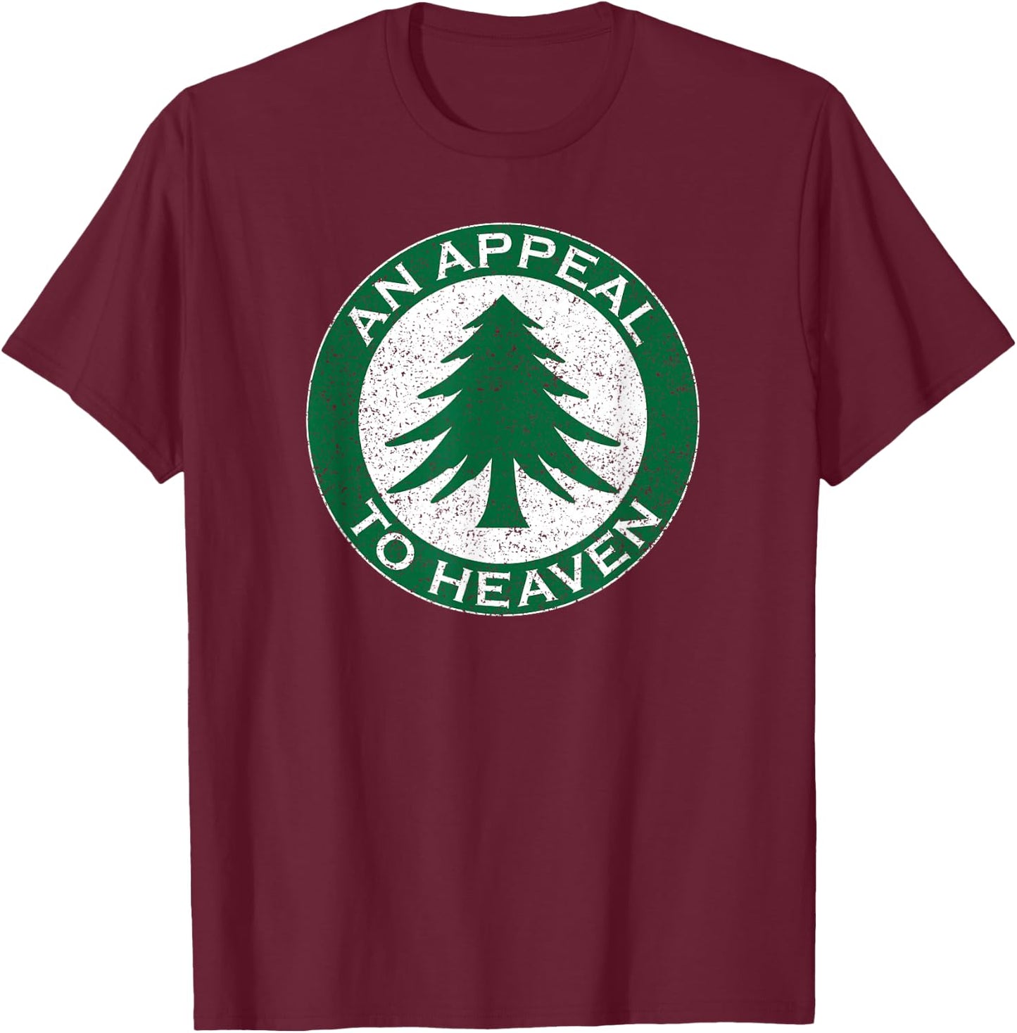 AMERICAN REVOLUTION FLAG AND SYMBOLS AN APPEAL TO HEAVEN FLAG PINE TREE FLAG ROUNDEL NEW ENGLAND -Adults Black Cotton 60% Polyester 40% Short Sleeve Classic Fit T-Shirt - T-Shirt | Maroon