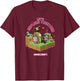 Minecraft Valentine's Day Let's Explore Together Group Shot T-Shirt - T-Shirt | Maroon