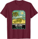 Honeymoon Island State Park FL Vintage Travel T-Shirt - T-Shirt | Maroon