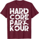 Hardcore Parkour Cool Practitioner Freerunning Boys T-Shirt - T-Shirt | Maroon
