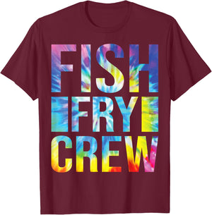 Fish Fry Apparel Fish Fry Crew T-Shirt - T-Shirt | Maroon