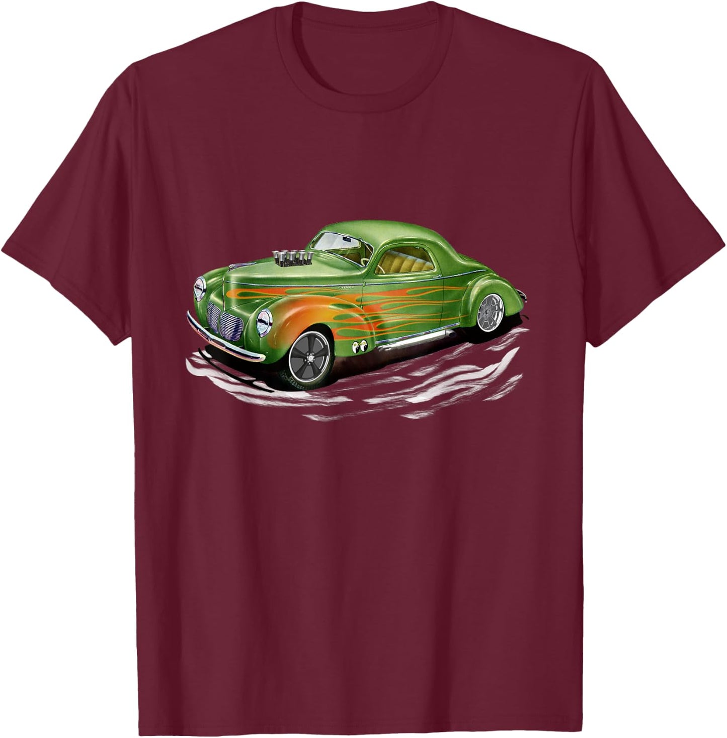 Gasser Hot Rod 1940 Willys Business Coupe Model T-Shirt - T-Shirt | Maroon