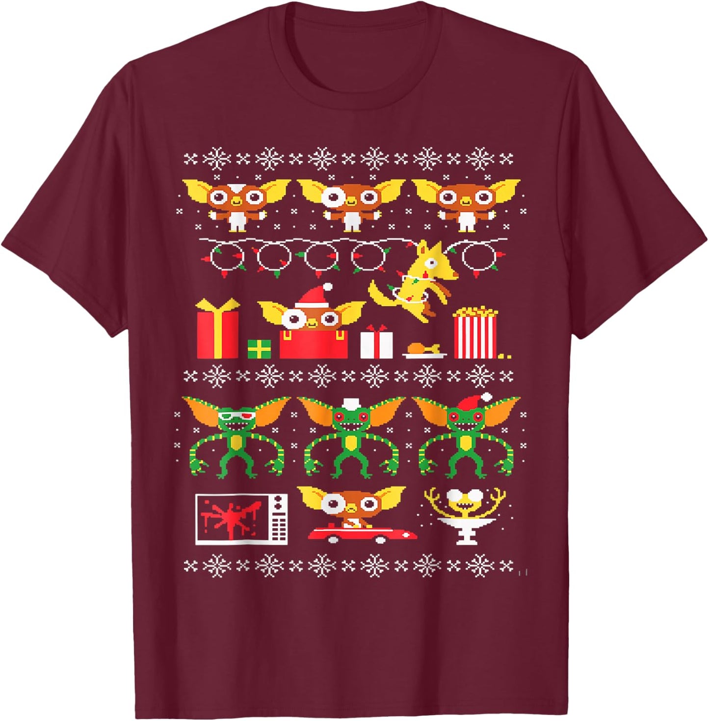 No Cookies After Midnight Happy New Year Funny Xmas T-Shirt - T-Shirt | Maroon