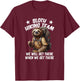 Sloth Hiking Team T-Shirt - T-Shirt | Maroon
