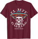 El Jefe Is Grilling T-Shirt - T-Shirt | Maroon