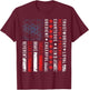 Scouting Law Vintage US America Flag Scouting T-Shirt - T-Shirt | Maroon