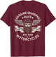Beard Shirt Awesome grandpas Beard Tattoos and Motorcycles T-Shirt - T-Shirt | Maroon