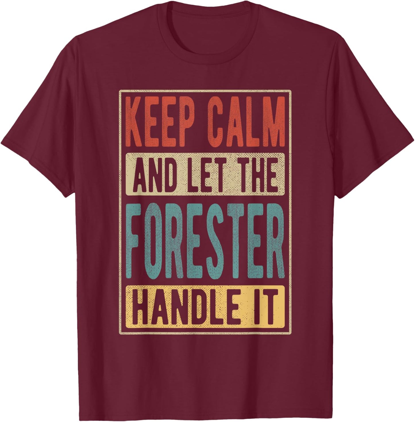 Forester Retro Design - Forester T-Shirt - T-Shirt | Maroon