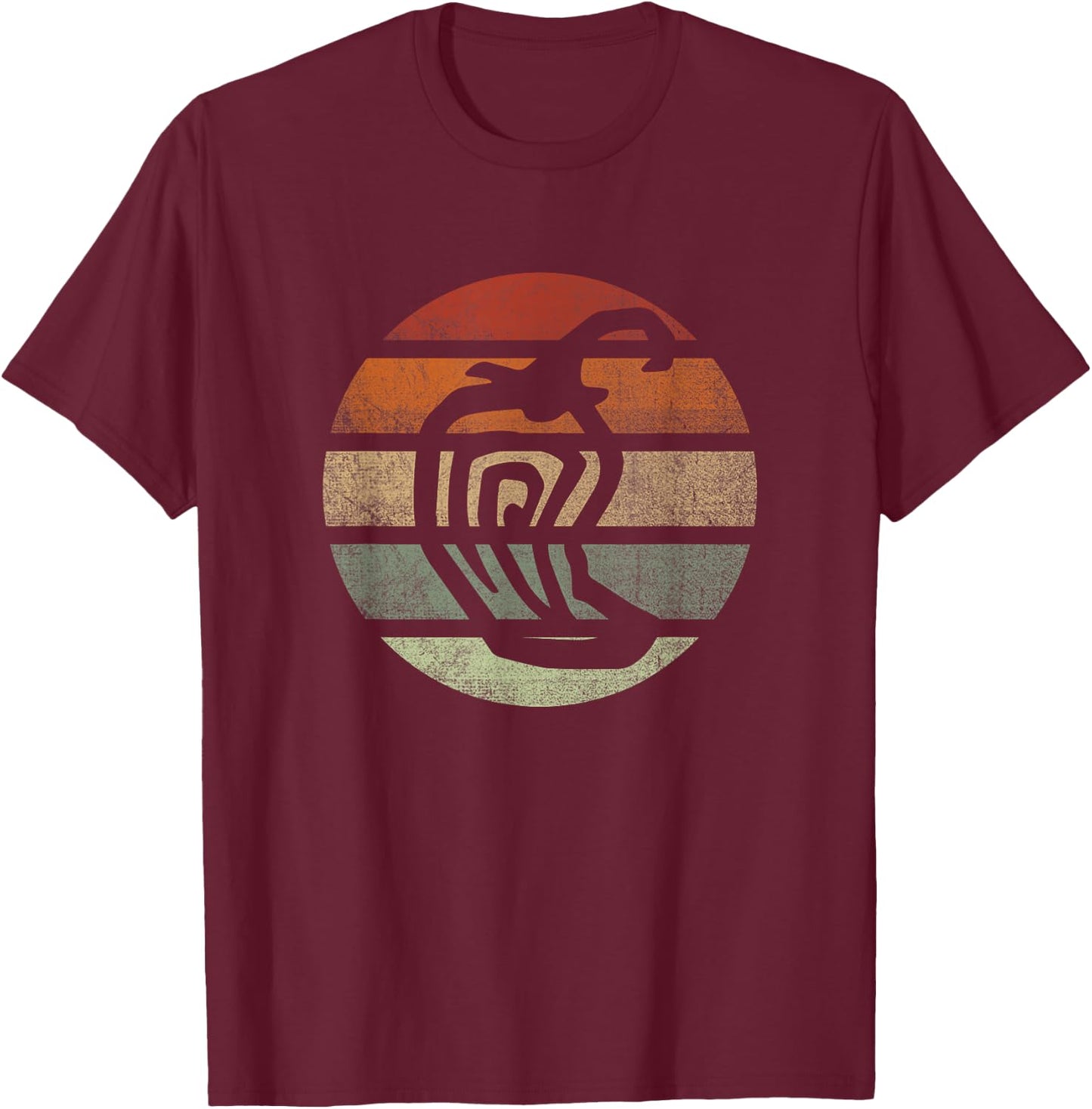 Retro Chipotle Spicy Chilli Mexican Food - Vintage Chipotle T-Shirt - T-Shirt | Maroon