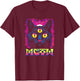 Rainbow Witch Cat With All Seeing 3rd Eye T-Shirt - T-Shirt | Maroon