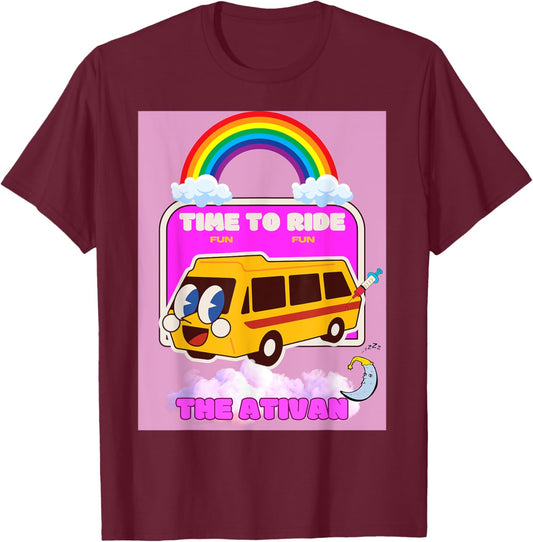 Ride the Ativan Funny Dark Nurse Humor T-Shirt - T-Shirt | Maroon