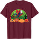 Marvel Spider-Man Spooky Halloween Night with Pumpkins T-Shirt - T-Shirt | Maroon