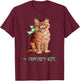 The vampire's wife cat T-Shirt - T-Shirt | Maroon