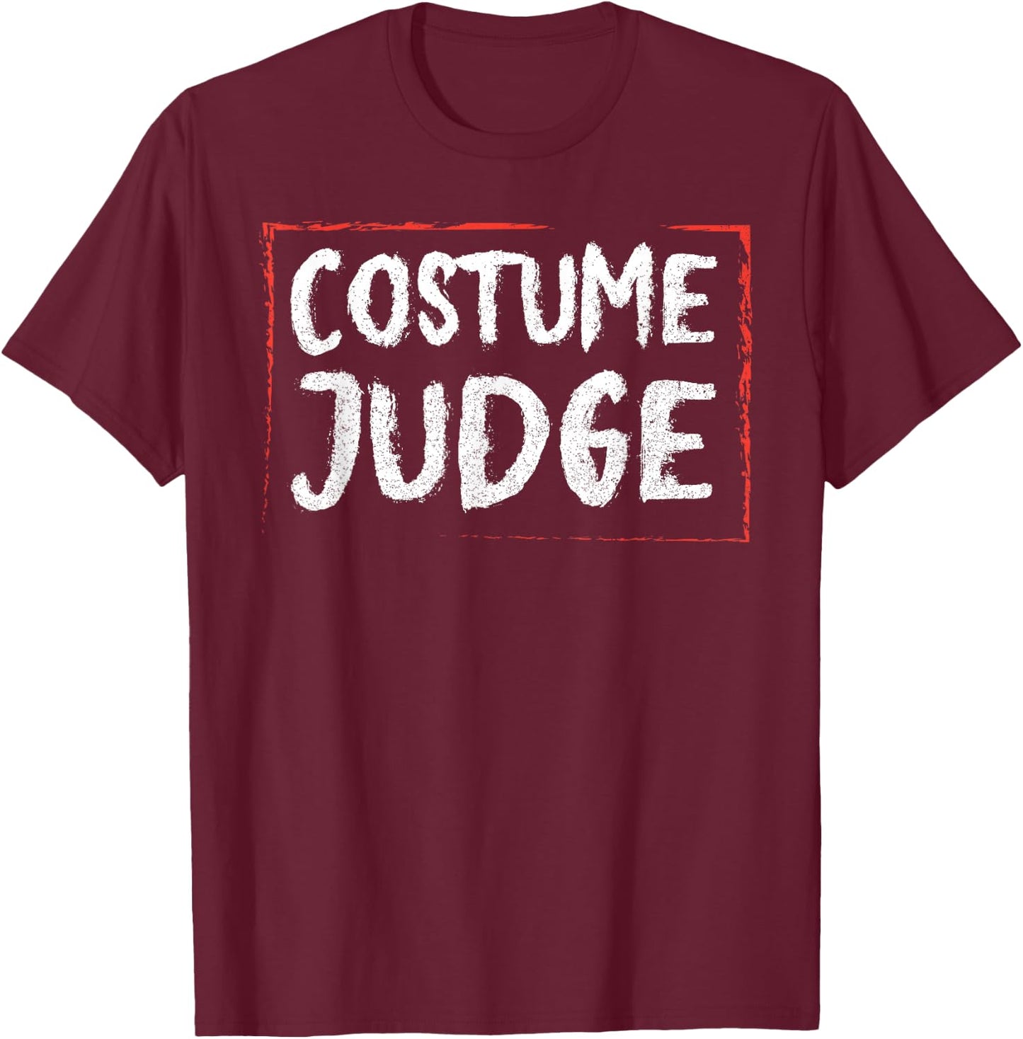 Costume Judge | Halloween Apparel Funny Halloween T-Shirt - T-Shirt | Maroon