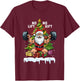 No Lift No Gift Santa Claus Christmas Gym Bodybuilding Funny T-Shirt - T-Shirt | Maroon