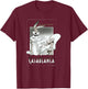 WB 100 Looney Tunes Classic Casablanca Vintage Movie Poster T-Shirt - T-Shirt | Maroon