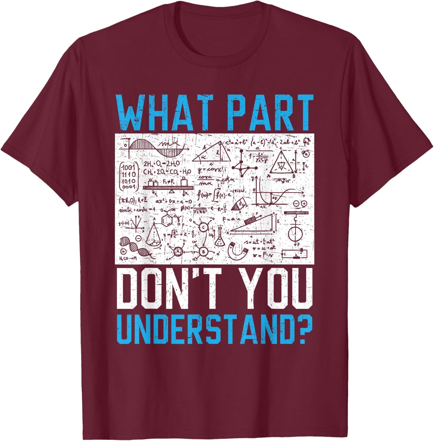 Chemical Engineer Engineering SteMi Apparel Chemical Engineer Chemist Chemistry Periodic Table T-Shirt - T-Shirt | Maroon