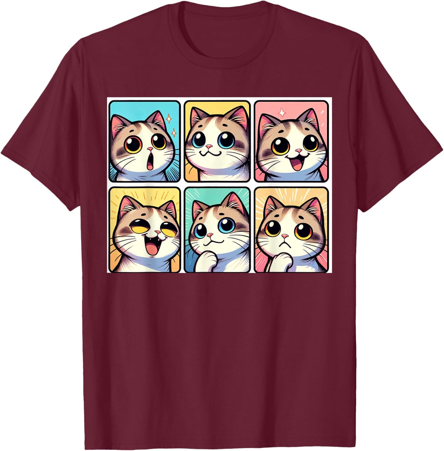Wacky Cute Selfie Kitten Lover Funny Photography Cat Women Kids T-Shirt - T-Shirt | Maroon