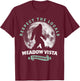 Meadow Vista California Bigfoot Night Walk Retro T-Shirt - T-Shirt | Maroon