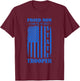Proud Mom Of A State Trooper Cute Mothers Day T-Shirt - T-Shirt | Maroon