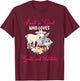 Just A Girl Who Loves Goats And Rabbits Floral Farm Animals T-Shirt - T-Shirt | Maroon