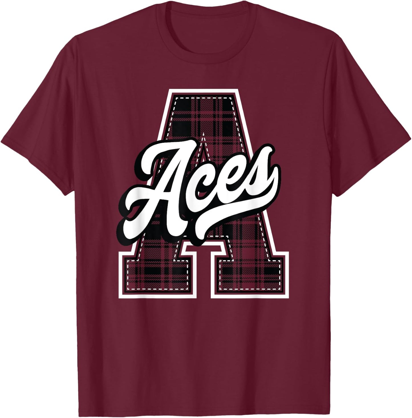 Aces T-Shirt - T-Shirt | Maroon