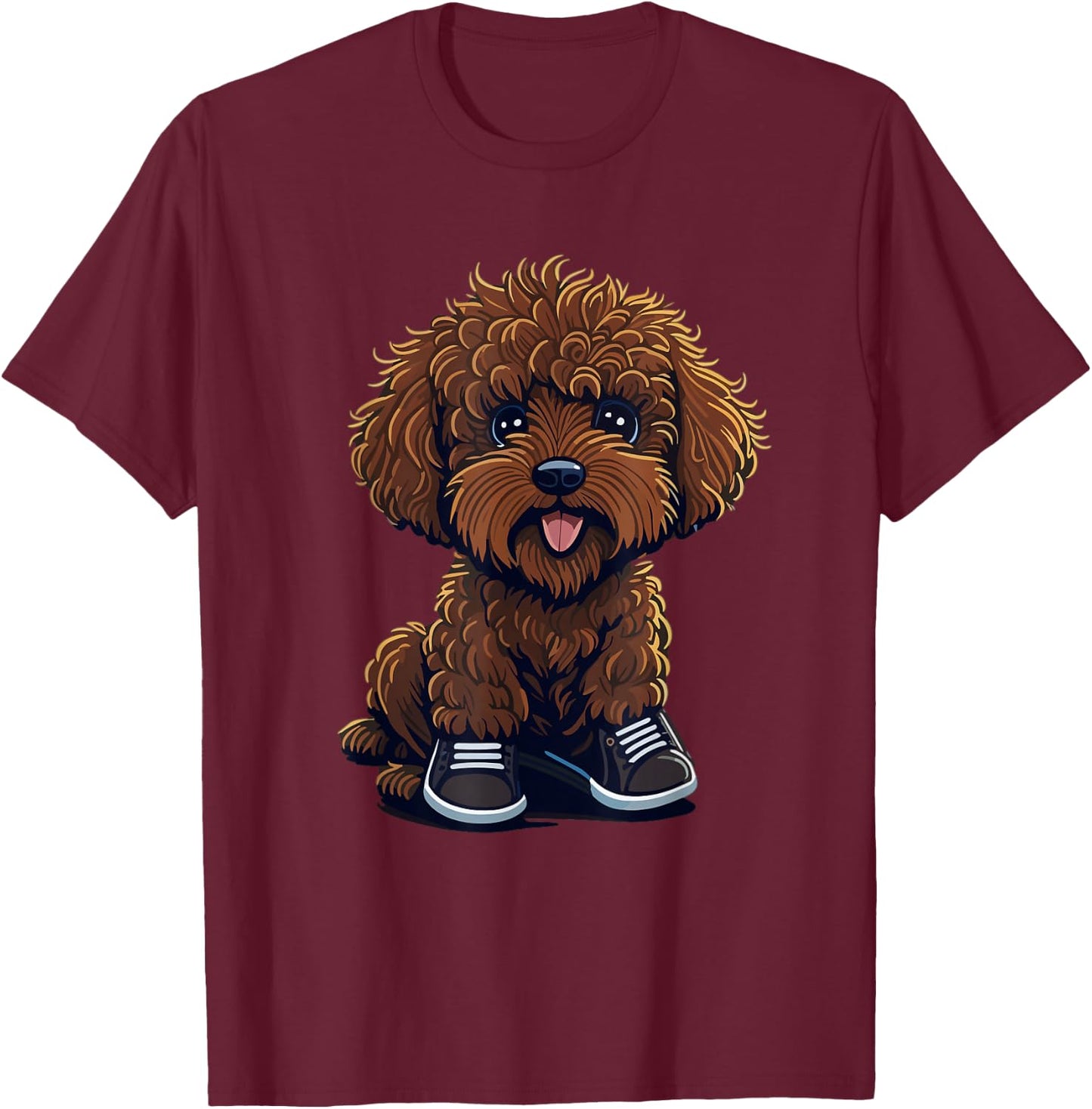 Mini Golden Doodle Must Haves Clothes Fan Mini Goldendoodle T-Shirt - T-Shirt | Maroon