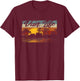 Retro Vintage Van Life is The Real Adventure T-Shirt - T-Shirt | Maroon