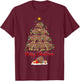 Kiwi Bird Lover Xmas Matching Santa Kiwi Christmas Tree T-Shirt - T-Shirt | Maroon