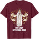 Our Lady Mystical Rose Marian Catholic T-Shirt - T-Shirt | Maroon