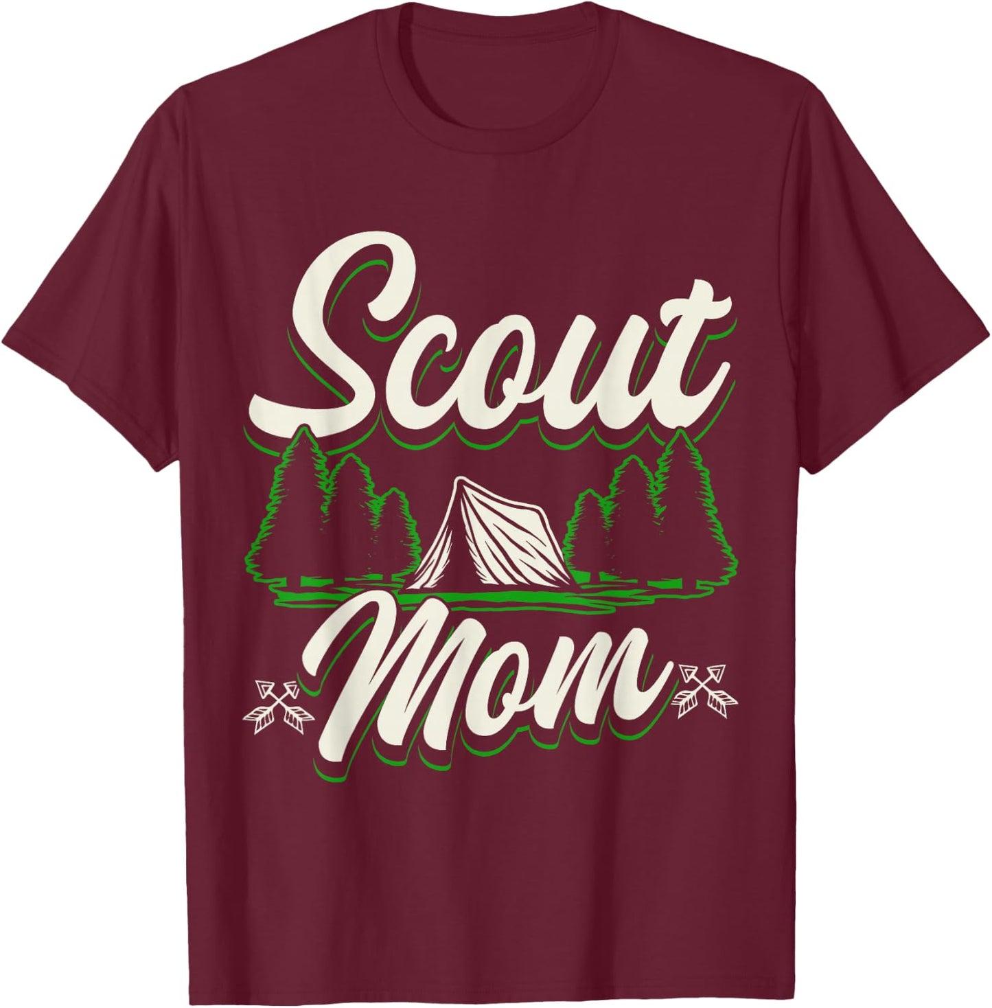 Scout Scout Mama T-Shirt - T-Shirt | Maroon