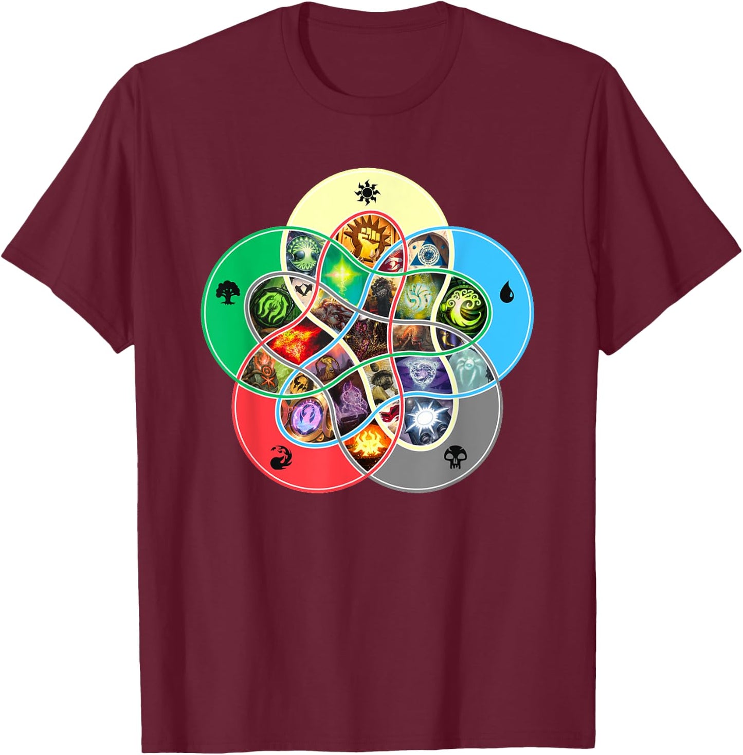 Gathering Magic Guild For Magic Lover T-Shirt - T-Shirt | Maroon