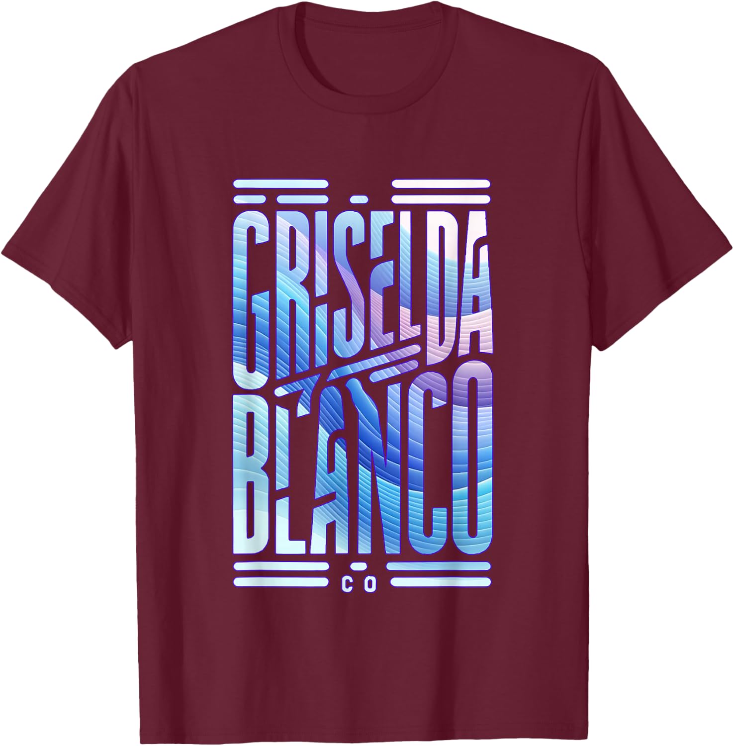 Griselda Blanco Wave T-Shirt - T-Shirt | Maroon