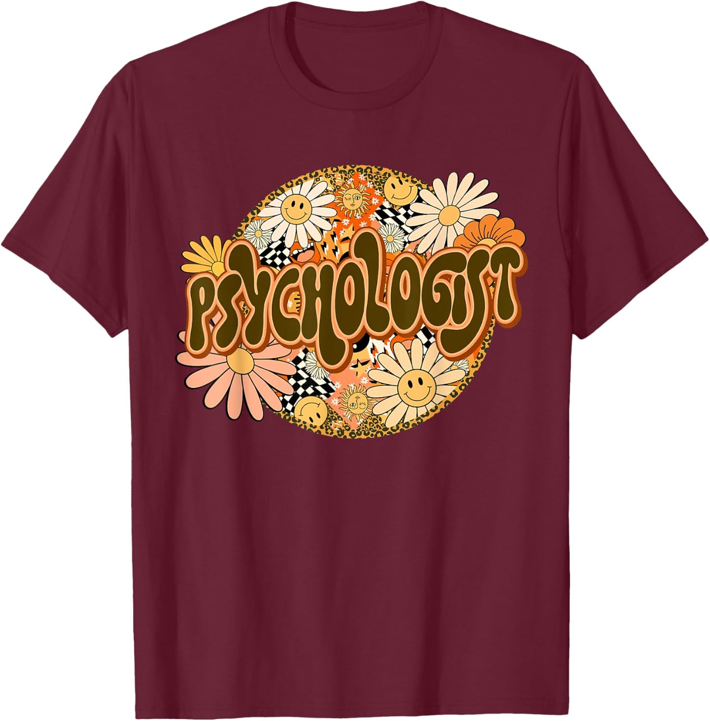 Clinical School Psychologist Teacher & Psych Major Student Women T-Shirt - T-Shirt | Maroon