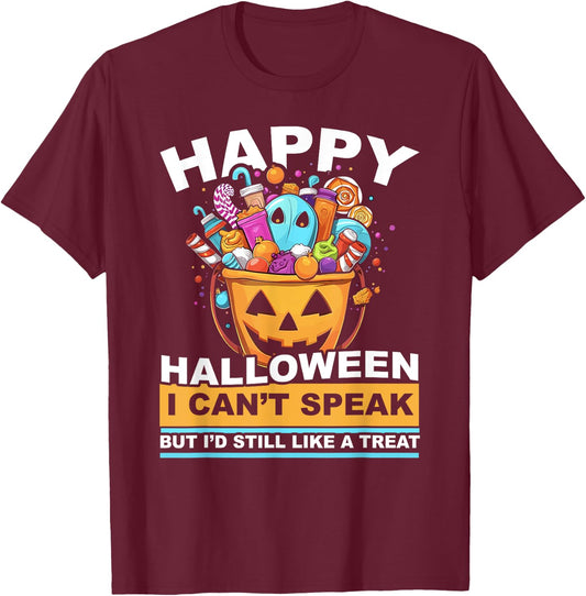 Autism Halloween Puzzle Trick Or Treat Autism Awareness T-Shirt - T-Shirt | Maroon