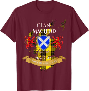 MacLeod Scottish Family Clan Middle Ages Mischief T-Shirt - T-Shirt | Maroon