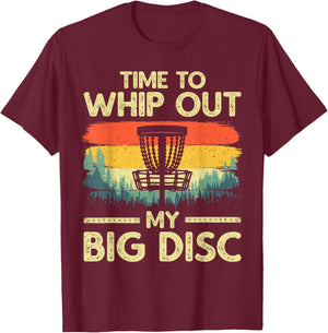 Funny Disc Golf Art Women Flying Disc Sport Players T-Shirt - T-Shirt | Maroon