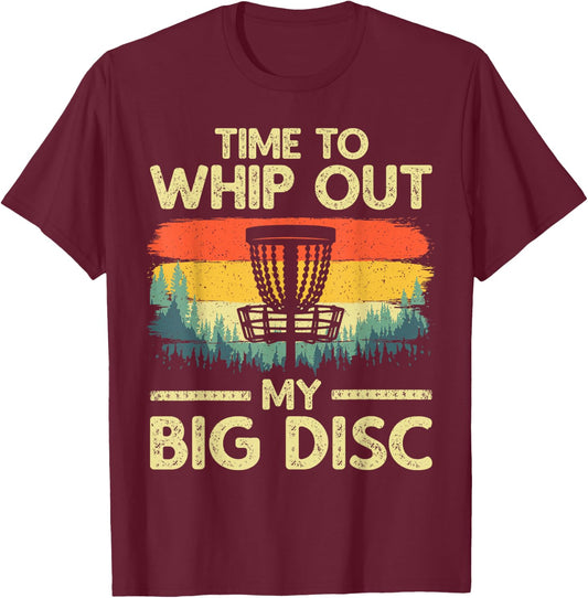 Funny Disc Golf Art Women Flying Disc Sport Players T-Shirt - T-Shirt | Maroon