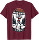 No Lift No Gift Workout Gym Christmas Xmas Miss Santa Women T-Shirt - T-Shirt | Maroon