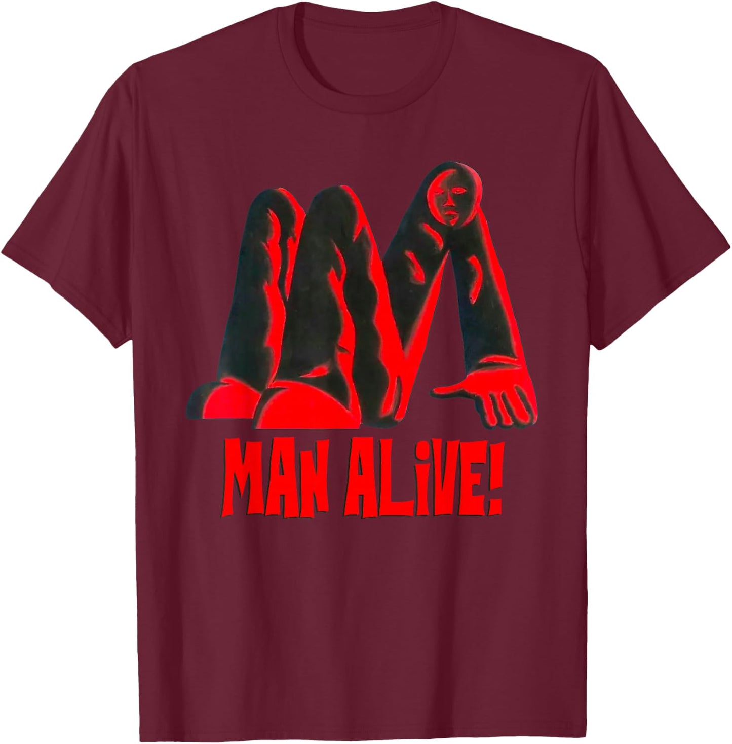 King Krule Man Alive Funny T-Shirt - T-Shirt | Maroon