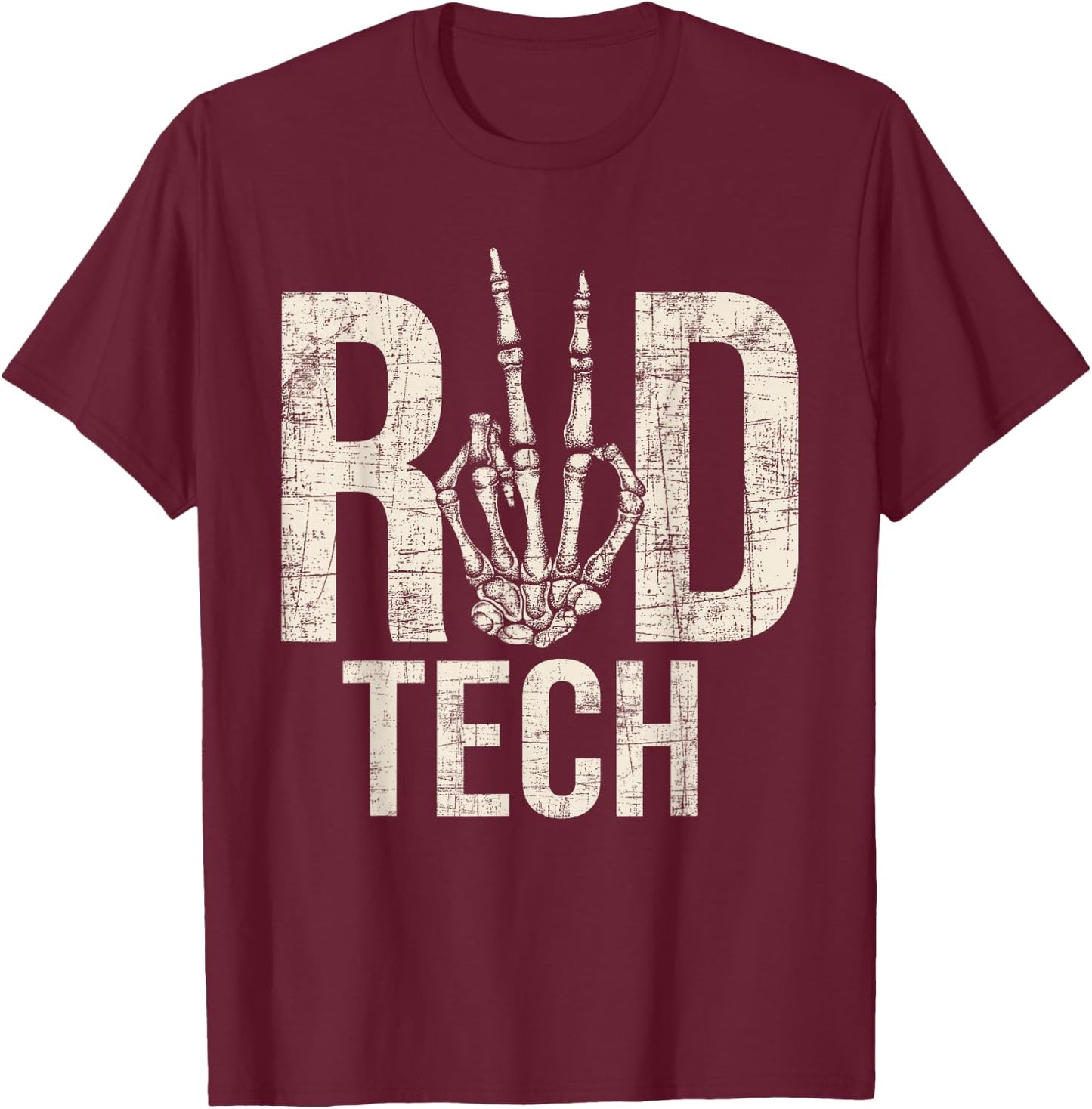 Rad Tech - Radiographer Radiology Student Xray Technician T-Shirt - T-Shirt | Maroon
