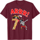 7th Birthday Shirt Boy Dabbing Skeleton Pirate 7 Year Old T-Shirt - T-Shirt | Maroon