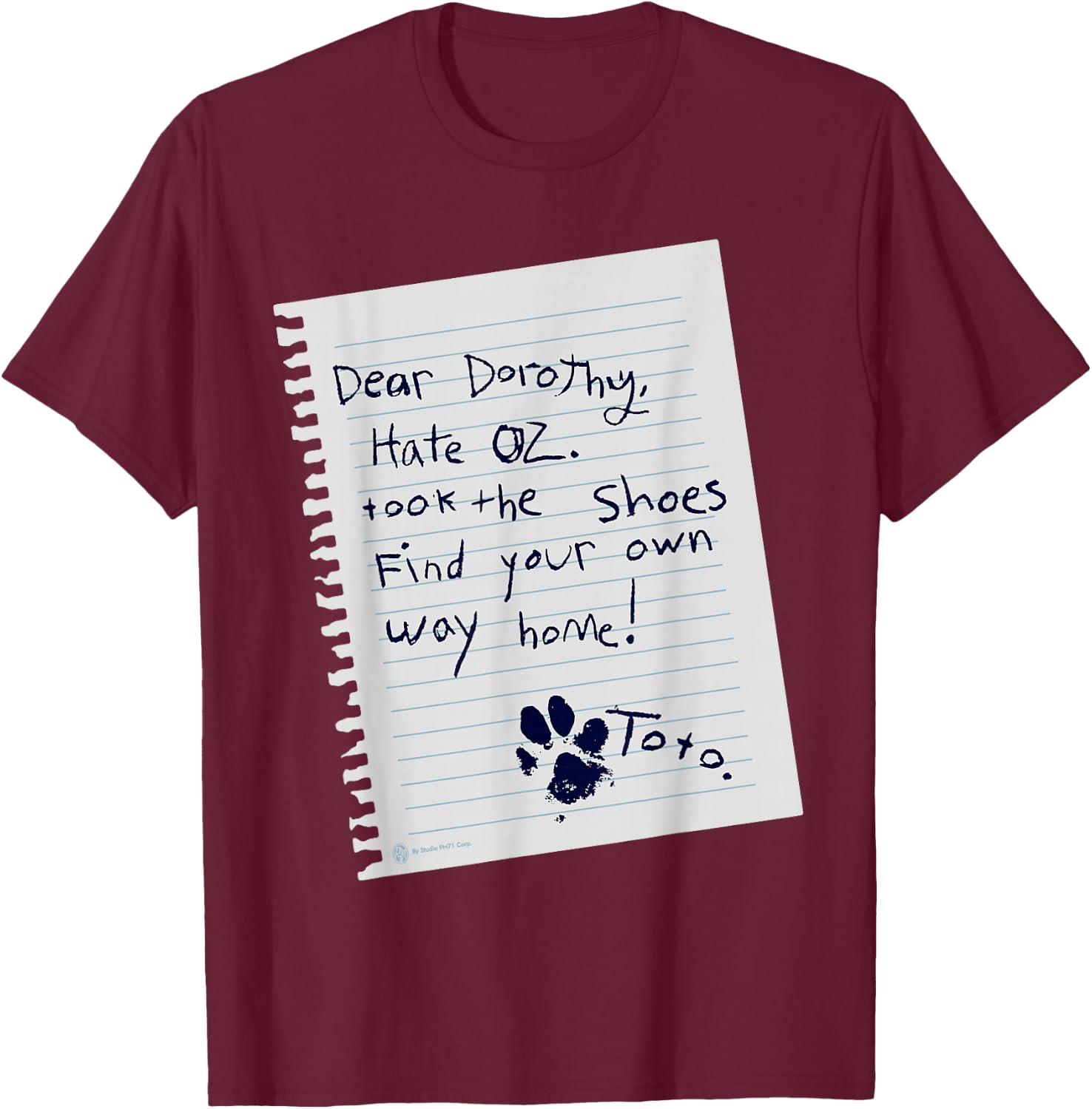 Hate OZ Took the Shoes T-Shirt - T-Shirt | Maroon