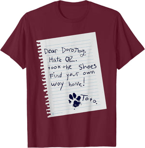 Hate OZ Took the Shoes T-Shirt - T-Shirt | Maroon