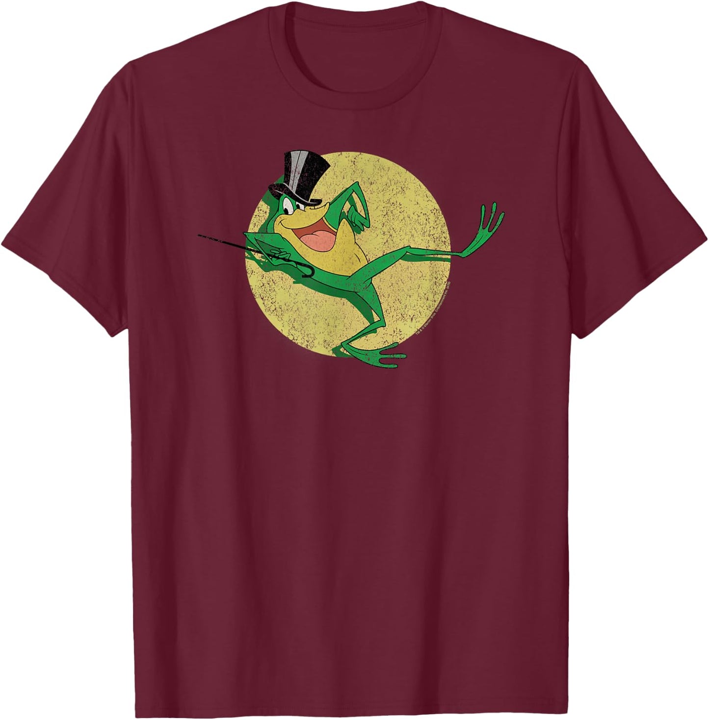 Looney Tunes Michigan J. Frog Hello My Baby T-Shirt - T-Shirt | Maroon