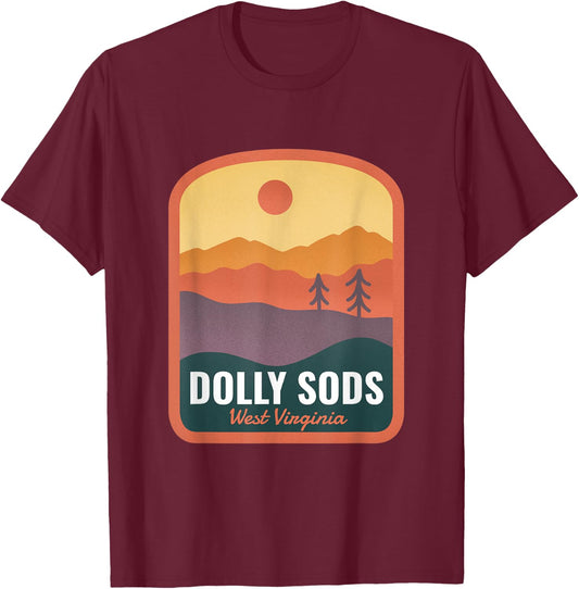 Dolly Sods Wilderness WV Sunset T-Shirt - T-Shirt | Maroon
